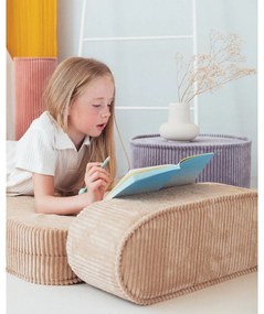 Modrý menčestrový detský puf – Wigiwama