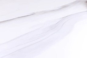 Jedálenský stôl ART LIVING 200 cm s keramickou doskou z bieleho mramoru a rámom v šampansko-zlatej farbe