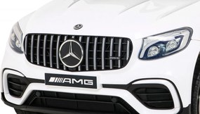 Ramiz Mercedes Benz GLC63S pre deti, Biele SUV + Pilot + pohon 4x4