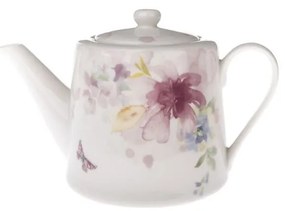 Biela porcelánová kanvica na čaj 900 ml – Dakls