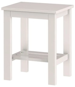 Biely nočný stolík Støraa Trento