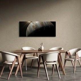 Obraz planéty vo vesmíre (120x50 cm)