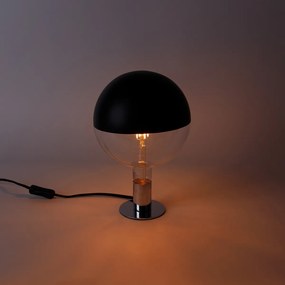 E27 Stmievateľná LED žiarovka zrkadlové sklo G200 čierna 6W 360lm 1800K