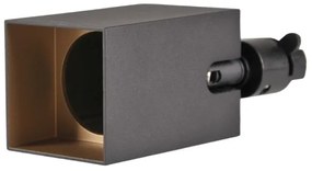 Bodové svietidlo do lištového systému SQUARE 1xGU10/10W/230V čierna