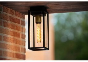 Lucide 27105/01/30- Vonkajšie nástenné svietidlo LAURENS 1xE27/15W/230V IP54 čierna