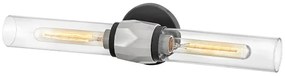 Hinkley HK-ELLISON2-BK-BN - Kúpeľňové svietidlo ELLISON 2xE27/40W/230V IP44 čierne