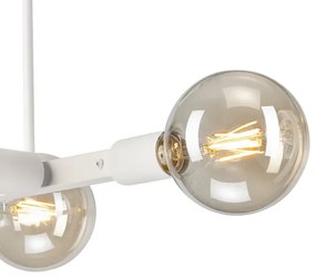 Luster na tyči ASTRID 4xE27/60W/230V biela