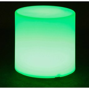 LED svietiaci stolík/taburet, 40 x 40 x 40 cm