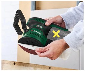 Parkside®  Aku excentrická brúska Paexs 20-Li B2 + Akumulátor 20 V 2 Ah + Nabíjačka 20 V 2,4 A  (800011846)