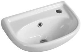 Aqualine Aqualine, Keramické umývadlo 40x25 cm, biela, 4000