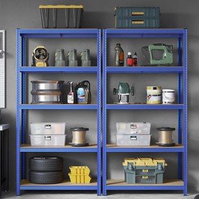 Regál s vysokou nosnosťou do 875 kg, modrý