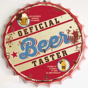 Ceduľa vrchnák Official Beer Taster