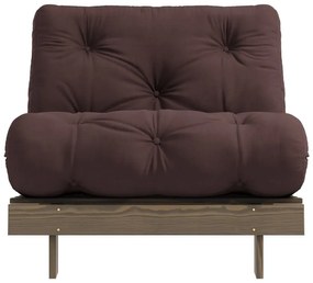 Tmavohnedé kreslo Roots – Karup Design