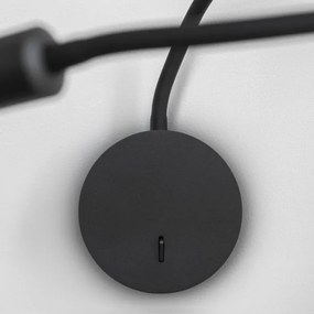 Ideal Lux - LED Flexibilná lampička FOCUS LED/3,5W/230V čierna