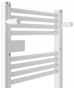 Erga Pago, elektrické vykurovacie teleso 540x960 mm s digitálnym termostatom, 500W, biela matná, ERG-LAV-GRZE-E-ALU-960540-WH