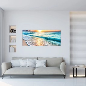 Obraz - Morská pláž (120x50 cm)