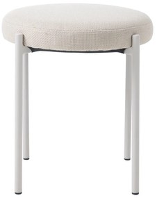 Krémová kovová stolička Pelican – Unique Furniture