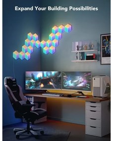 Govee - SADA 10x LED Svietidlo Glide Hexa Pro LED Smart RGBIC Wi-Fi