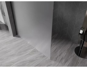 Mexen Kioto-X, sprchová zástena 120 x 200 cm, 10mm sklo námraza, čierny profil, 800-120-101-70-30-X