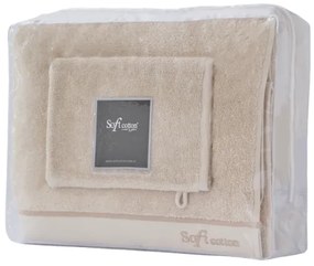Soft Cotton Darčeková sada uterák, osuška a umývacia žinka AURA
