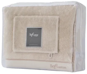 Soft Cotton Darčeková sada uterák, osuška a umývacia žinka AURA