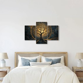 Obraz – Strom so zlatou aurou (90x60 cm)