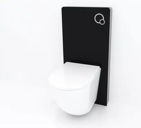 Závesný WC set predstenová montáž SAT SIKOSG67REXBL