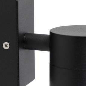 Inteligentné vonkajšie nástenné svietidlo čierne vrátane WiFi GU10 IP44 - Solo