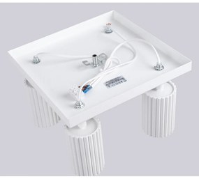 Biele bodové svietidlo 25x25 cm Gleam – Sollux