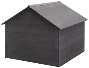 Garáž pre kosačku šedá 80x80x70 cm WPC