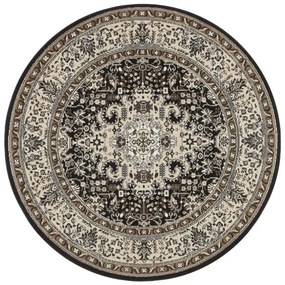 Koberec Hanse Home Mirkan Skazar Isfahan krémový / hnedý kruh