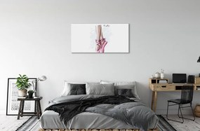 Obraz canvas ružové baletné topánky 140x70 cm