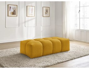 Ženilková podnožka v horčicovej farbe Everest – Bobochic Paris