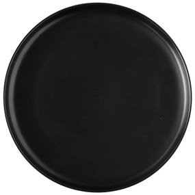 Dezertný tanier Coupe čierny 20 cm – Flow - 491073