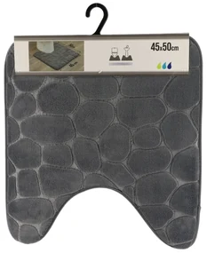 WC predložka Stones, 45x50 cm, grafitová