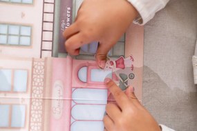 Knižka so samolepkami Nakupovanie Rosa