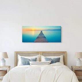 Obraz - Mólo do nekonečna (120x50 cm)