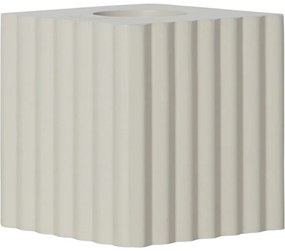 Krémovobiela lampová noha 10 cm Box – Star Trading