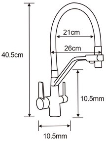 Mexen Milo, granitový drez 435x410x171 mm, 1-komorový a drezová batéria Duo, béžová, 6505-69-671701-07