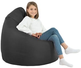 Sedací vak SAKO čierny ekokoža