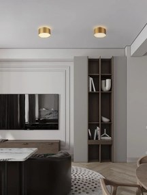 Minimalické bodové svietidlo Ozen 14 Zlatá