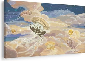 Obraz - Nebeské medúzy (90x60 cm)