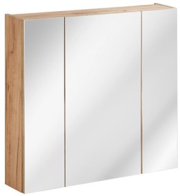 Zrkadlová skrinka CAPRI Oak 843 | 80 cm