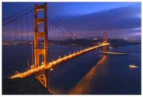 Obraz - Golden Gate Bridge (90x60 cm)