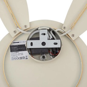 Detské nástenné svietidlo béžové s detailom vrátane LED 3-stupňové stmievateľné - Benny the Bunny