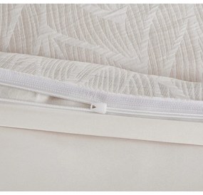 Béžové obliečky na jednolôžko zo žakára 140x200 cm Florida – My House