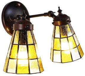 Nástenné svietidlo vitráž 30*23 SKAT