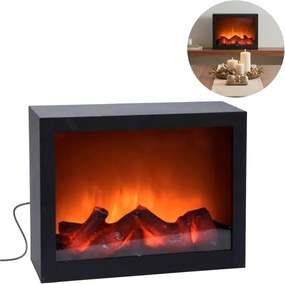 LED dekorácia v tvare krbu