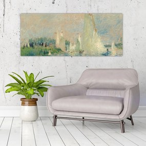 Obraz - Auguste Renoir, Regatta at Argenteuil, reprodukcia (120x50 cm)