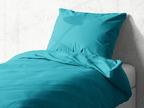Detské bavlnené posteľné obliečky do postieľky Moni MOD-511 Tyrkysové Do postieľky 90x140 a 40x60 cm